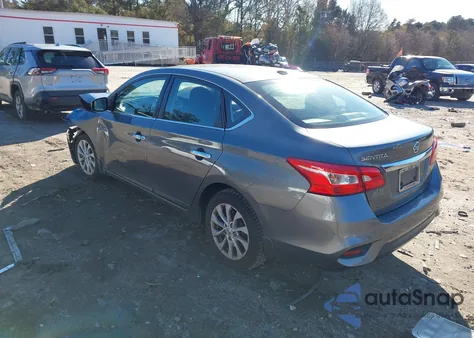 2018 Nissan Sentra Sv из США, поврежденный, VIN 3N1AB7APXJY204950